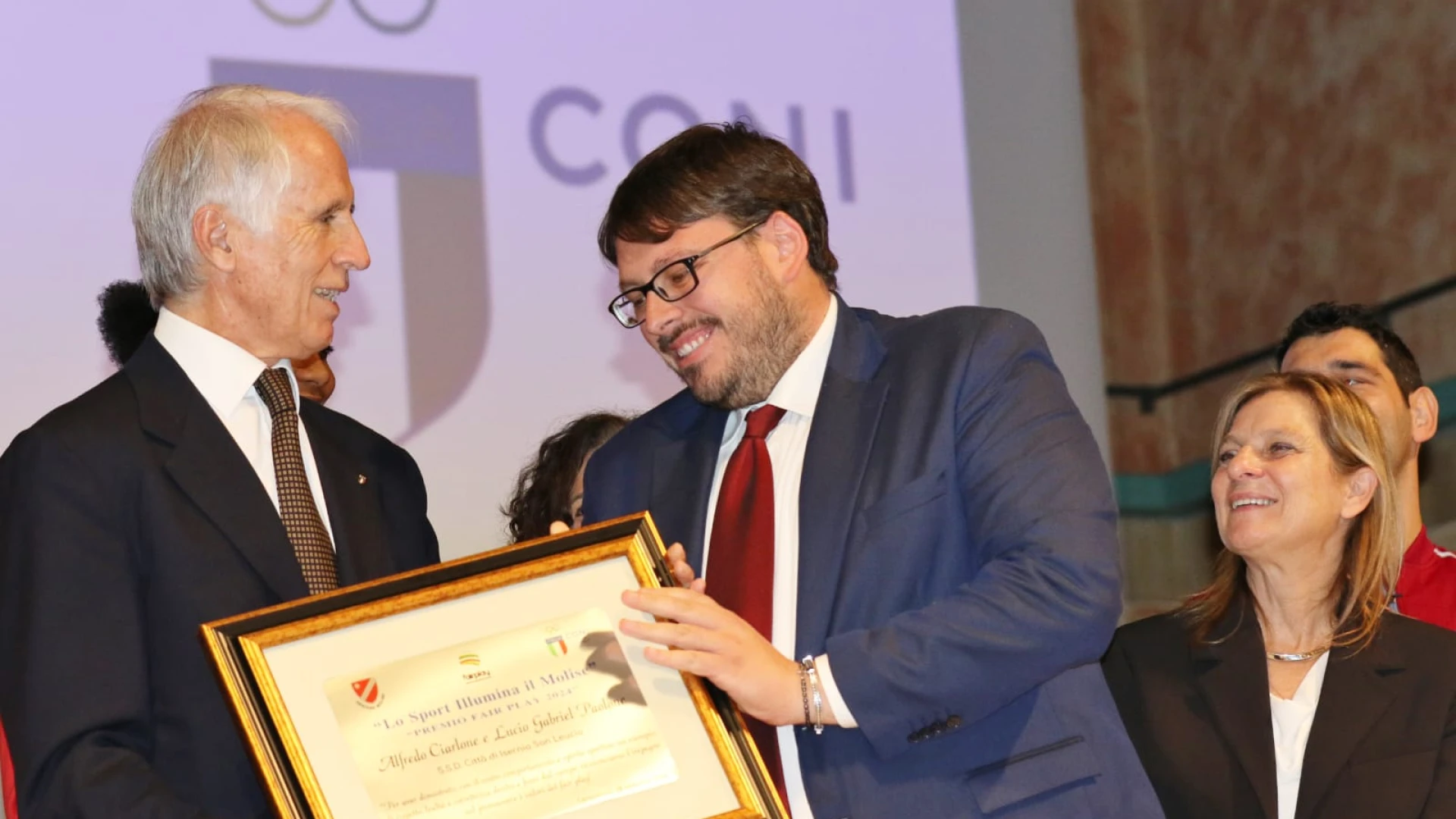 Premio Fair Play 2024 a Lucio Gabriel Paolone e Alfredo Ciarlone